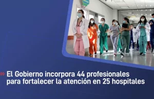 El Gobierno incorpora 44 nuevos profesionales para fortalecer la atención en 25 hospitales de la provincia. VIDEO