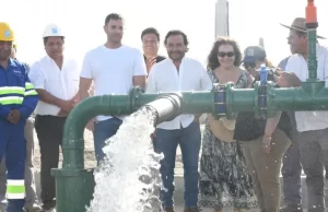 Sáenz en San Carlos: pozo de agua; carrozas de primavera y reactivación del centro de primera infancia y comunitario. VIDEOS/FOTOS