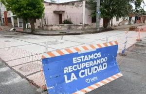 Efectuaron obras de hormigonado en Catamarca al 600 y en Acevedo al 100. VIDEO/FOTOS