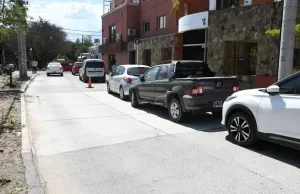 Mejoras viales: quedó habilitada la obra de hormigonado en Corrientes al 800. FOTOS