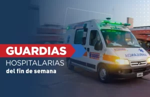 Más de 2300 personas fueron asistidas en guardias hospitalarias durante el fin de semana