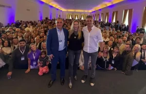 En un congreso de LLA en Mar del Plata Karina pidió por la reelección de Javier Milei en 2027