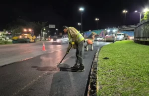 Plan Vial Zona Sur: avanza la repavimentación en la rotonda de Limache. VIDEO/FOTOS