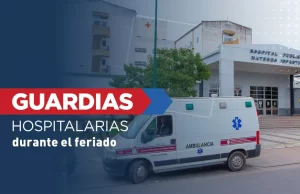 Servicios de salud pública trabajarán con guardias de urgencias este lunes feriado