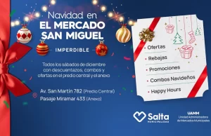2do sábado navideño en el mercado San Miguel. FOTOS