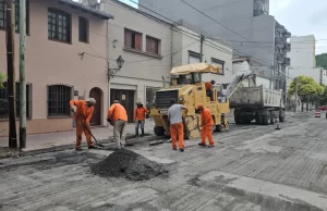El plan de repavimentación de 80 cuadras está próximo a finalizar. VIDEO/FOTOS