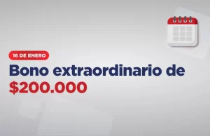 Este viernes, empleados públicos cobrarán bono de $200.000