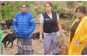 Por el temporal, Provincia a través de Desarrollo Social asistió a familias en Vaqueros