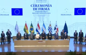 El Mercosur y la Unión Europea se integran en un área comercial