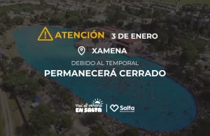 Los natatorios municipales permanecerán cerrados este sábado debido al temporal