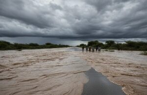 Asistencia ante situaciones climáticas en Rivadavia Banda Sur y Norte