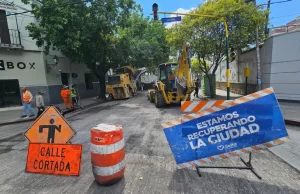 Renovación de calzada en Santiago del Estero al 300 y al 400. VIDEO/FOTOS