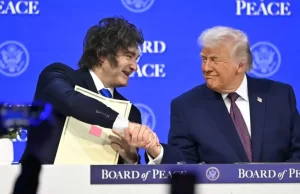 En la Junta de Paz, Javier Milei le ofreció a Trump desplegar tropas argentinas en Franja de Gaza