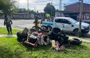 Gran participación de vecinos de zona oeste en el operativo de descacharrado. VIDEO/FOTOS