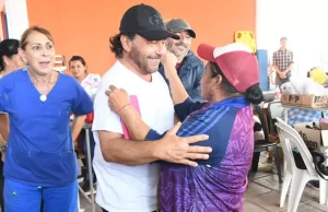 Sáenz supervisó el operativo de asistencia integral en El Galpón y Metán tras el temporal. FOTOS