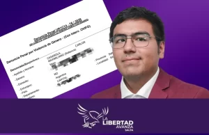 Denunciaron a otro concejal libertario por violencia de género