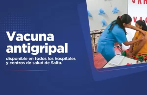 La vacuna antigripal está disponible en todos los hospitales y centros de salud de la provincia