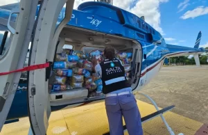 El Ministerio de Desarrollo Social coordina operativos de asistencia en municipios afectados por las intensas lluvias. FOTOS