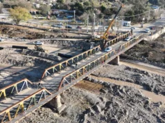 Puente de Vaqueros: por deudas de Nación, Provincia pagó y evitó el freno de la obra
