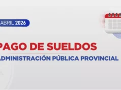 Cronograma de pagos de sueldos de abril para la administración pública provincial