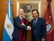 El gobernador Sáenz recibió al Embajador de Estados Unidos en su primera visita oficial al interior del país