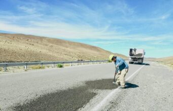 Vialidad Nacional avanza con obras en la Ruta Nacional N° 51