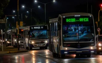 Desde el lunes, no habrá servicio nocturno de colectivos en Salta