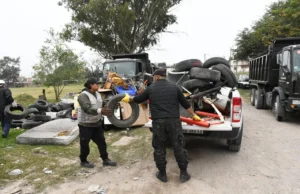 Con buena participación vecinal, se realizó un nuevo descacharrado en la ciudad. VIDEO/FOTOS