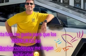 Escándalo en el Congreso: un diputado libertario apareció con un Cibertruck que cuesta 300 millones