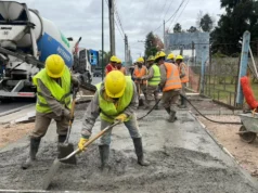 Plan Vial Zona Sur: avanza a buen ritmo la construcción de la ciclovía. FOTOS