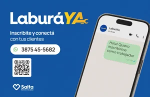 Emiliano lanzó “Laburá Ya”, el chat de WhatsApp que conecta oficios con clientes. VIDEO/FOTOS