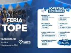 Para aprovechar: este sábado se realiza una nueva edición de la Feria Tope. VIDEO/FOTO