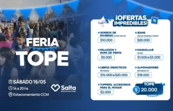 Para aprovechar: este sábado se realiza una nueva edición de la Feria Tope. VIDEO/FOTO