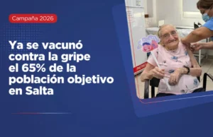 El 65% de la población objetivo ya fue inmunizada contra la gripe en Salta