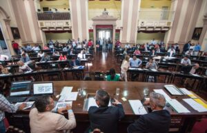 Sesión de la Cámara de Diputados de la provincia