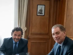 Sáenz felicitó a Diego Santilli por su designación como jefe de Gabinete