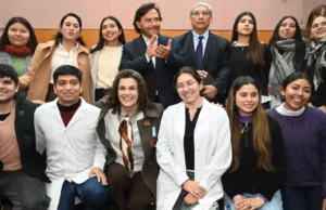 Sáenz anunció becas para estudiantes de Medicina y una inversión de $2 mil millones para fortalecer las escuelas técnicas. VIDEOS/FOTOS