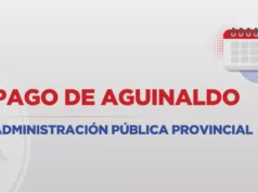 Este sábado estará depositado el aguinaldo a todos los agentes de la administración pública