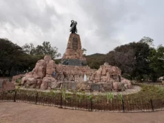 El monumento a Güemes empieza a lucir las tareas de renovación. VIDEO/FOTOS