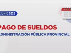 El Gobierno de la Provincia informó el cronograma de pago de sueldos de junio para la Administración Pública