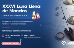 Este sábado llega la feria de emprendedores con temática holística a plaza España. FOTOS