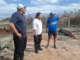 Sáenz supervisó la asistencia integral de la Provincia a las familias afectadas por los incendios en barrio El Refugio. FOTOS