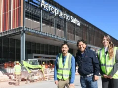 Sáenz: “La ampliación del aeropuerto de Salta es la obra aeroportuaria más importante del país después de Ezeiza y Aeroparque”. VIDEO/FOTOS