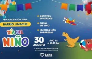 Se reinaugura la Feria de barrio Limache con un festejo por el Día del Niño. VIDEO/FOTOS