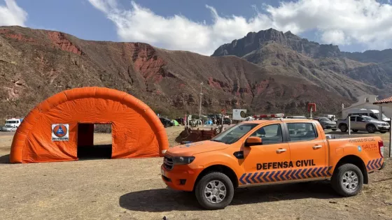 Defensa Civil puso en funcionamiento los nodos de asistencia a peregrinos por el Milagro 2026
