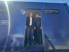 El Tren «25 de Mayo» llegó a Cerrillos con más de 15 servicios sanitarios y sociales. VIDEO/FOTOS