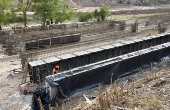 Ciudad: avance en las obras del nuevo puente de Santa Lucía. VIDEO/FOTOS