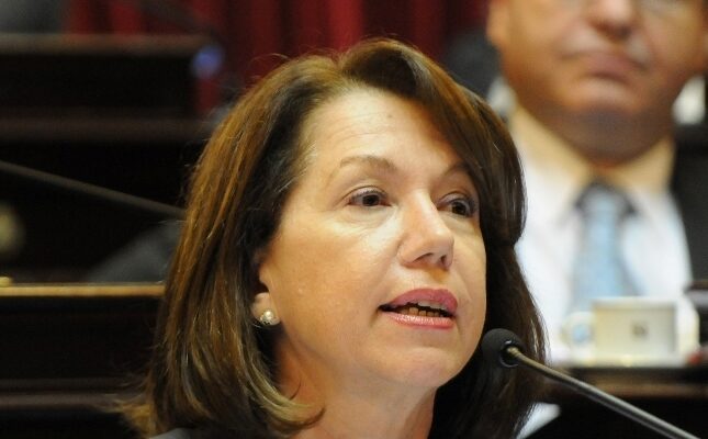 La senadora nacional (MC) Sonia Escudero dijo que Sáenz puede volver a ser candidato a Gobernador