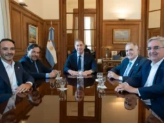 Santilli negocia con los gobernadores y pidió apoyo para el Presupuesto 2027