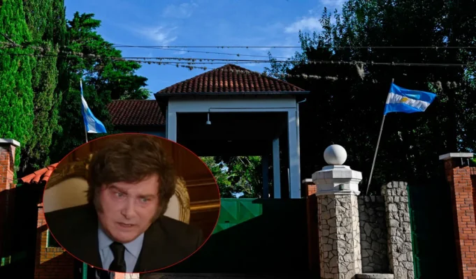 Milei dijo que ahora Olivos es una base militar y que deportó 30 mil terroristas